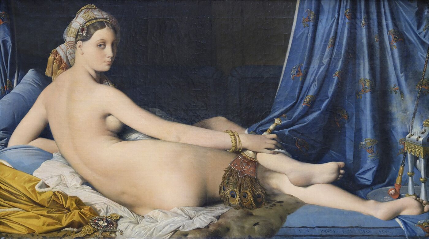 Grande Odalisque, by Jean-Auguste-Dominique Ingres
