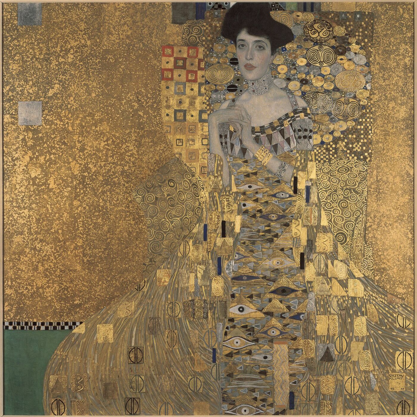 Portrait of Adele Bloch-Bauer I, by Gustav Klimt