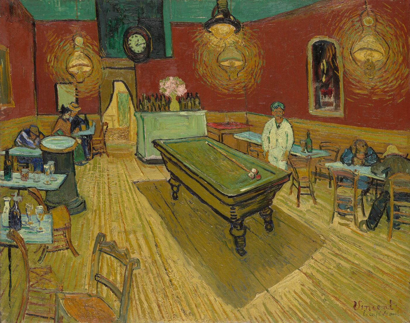 The Night Café, by Vincent van Gogh