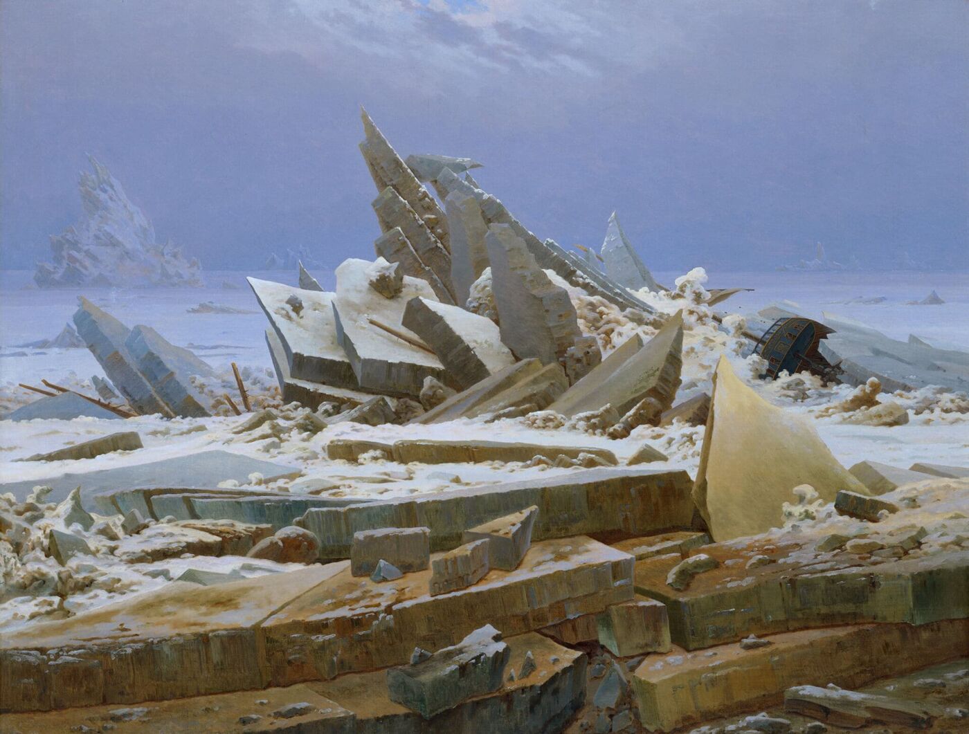 The Sea of Ice, by Caspar David Friedrich