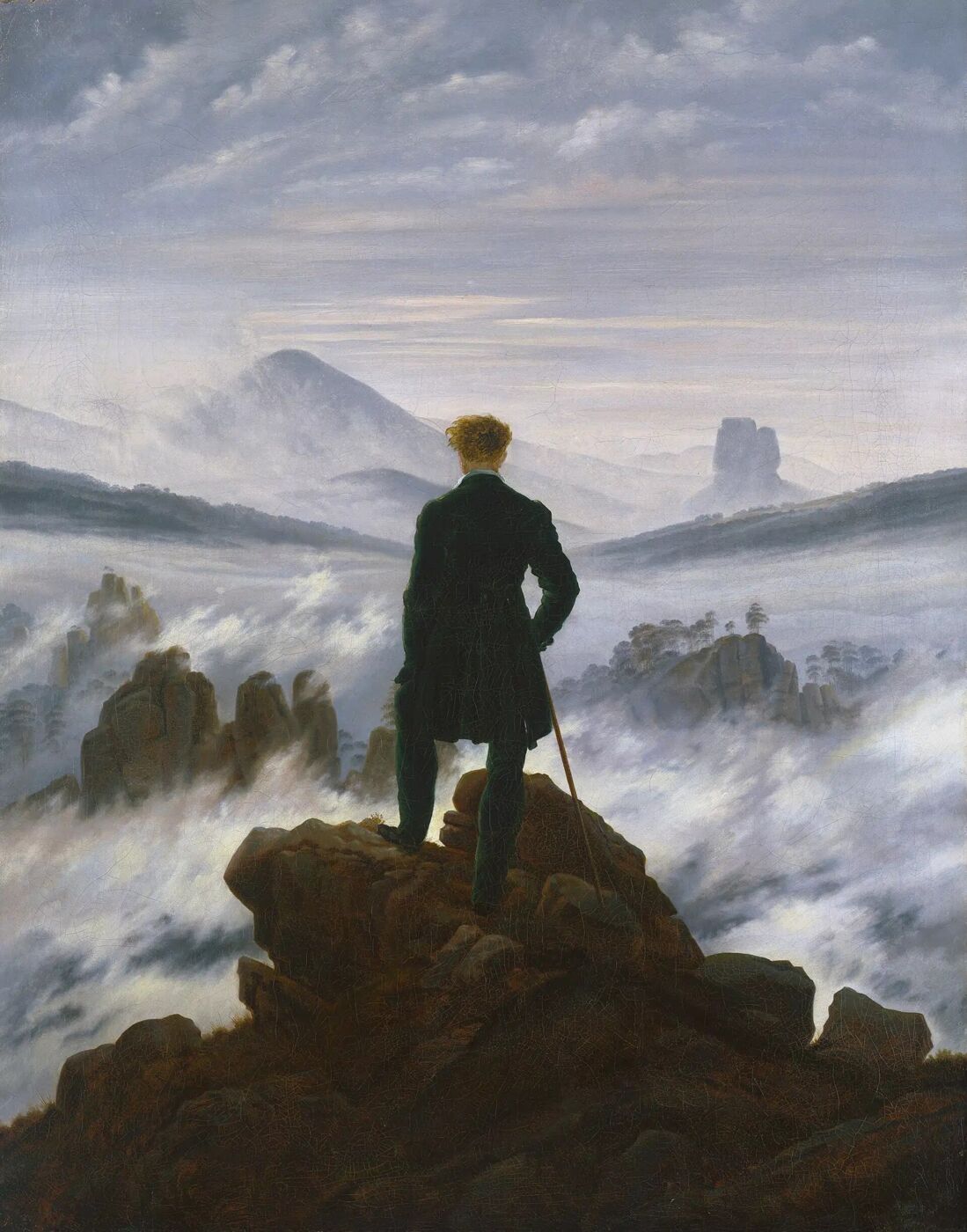 Wanderer above the Sea of Fog, by Caspar David Friedrich