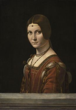 La Belle Ferronnière, by Leonardo da Vinci