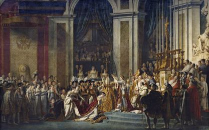 The Coronation of Napoleon, by Jacques-Louis David