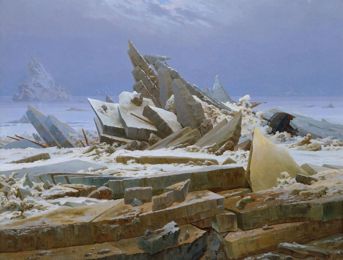 The Sea of Ice, by Caspar David Friedrich
