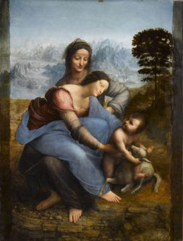 The Virgin and Child with Saint Anne, by Leonardo da Vinci